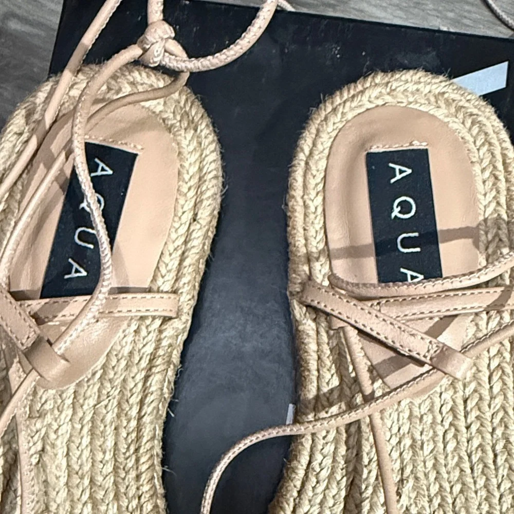 Aqua Women’s Lace-Up Sandals‎